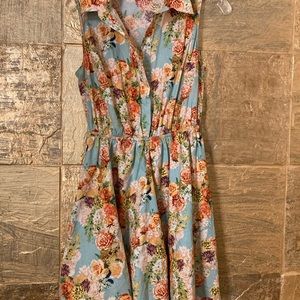 Bailey blue flower dress